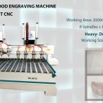 wood multi heads engraving machine