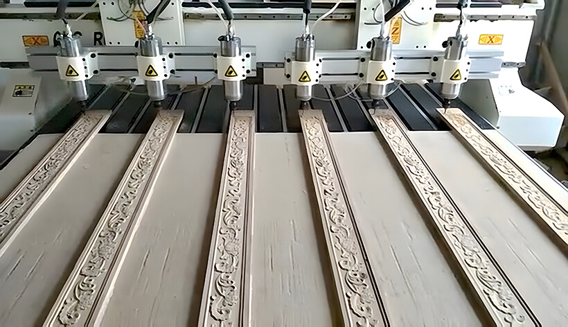 multi head wood engraving machine