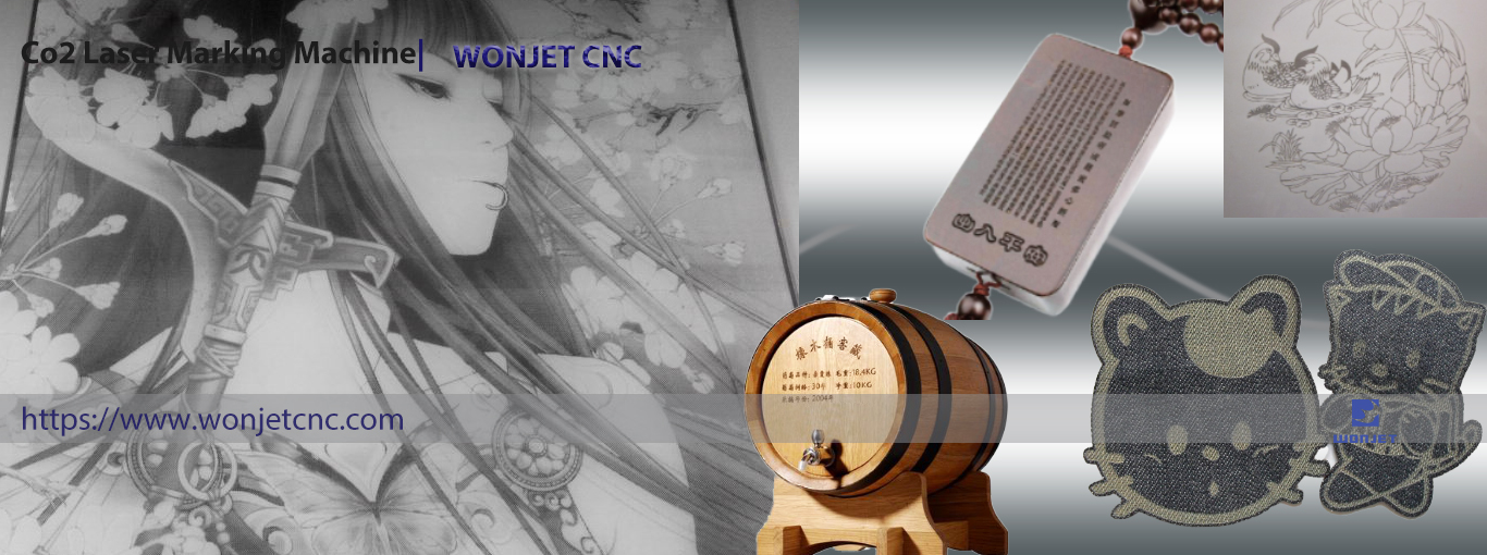 Co2 laser marking machine for nonmetal